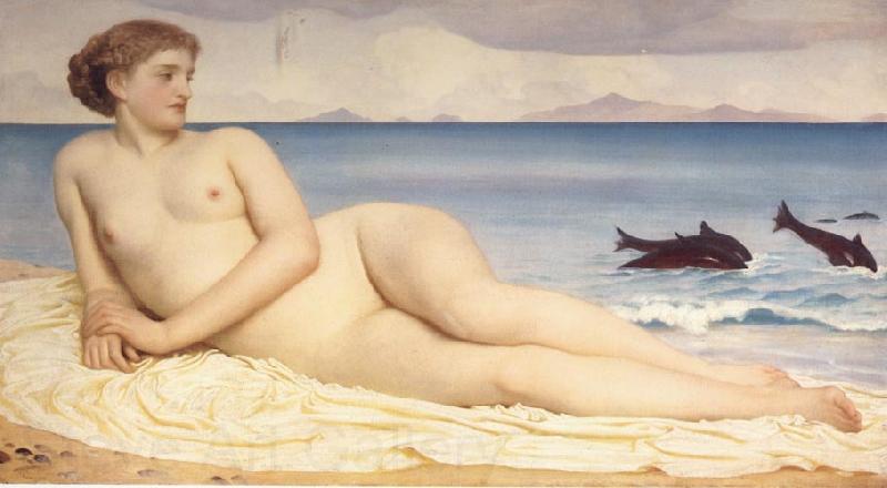 Lord Frederic Leighton Actaea Tje Mu,[j pf the Shore France oil painting art
